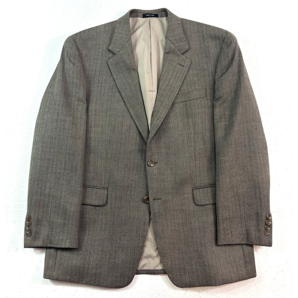 Ralph Lauren 42R Blazer‎ jacket sport suit coat soft tweed 100% Wool classic fit